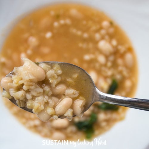 Hearty White Beans and Barley Soup Recipe Sustain My Cooking Habit