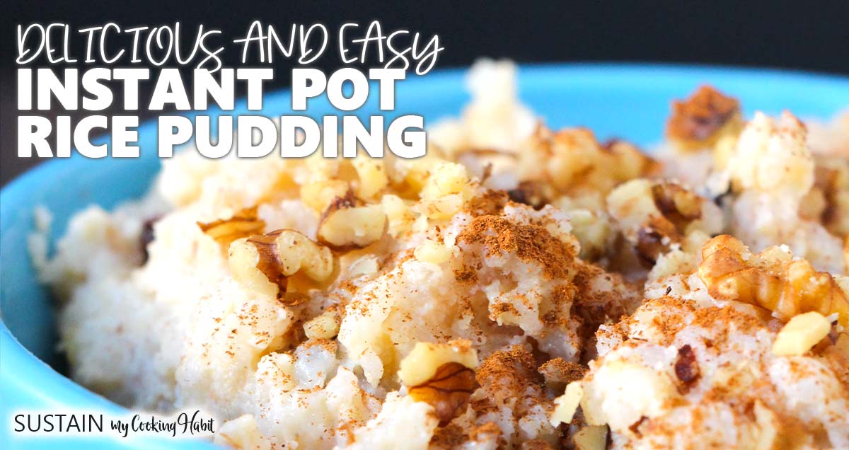Delicious Instant Pot Rice Pudding Recipe