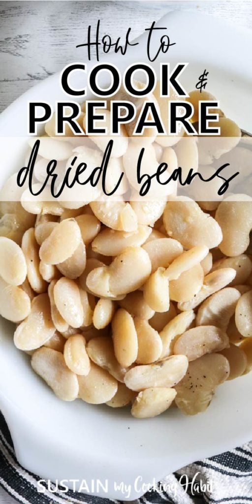 how to use dried beans