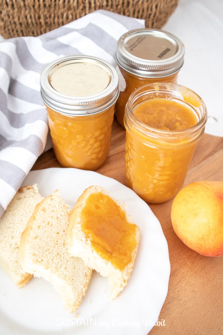 How to Make Peach Jam - Sustain My Cooking Habit