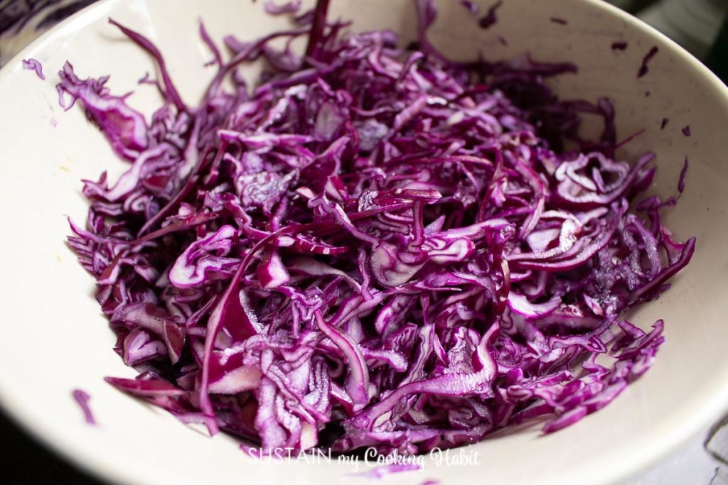 Simple Homemade Red Cabbage Coleslaw Recipe (no Mayo) Sustain My