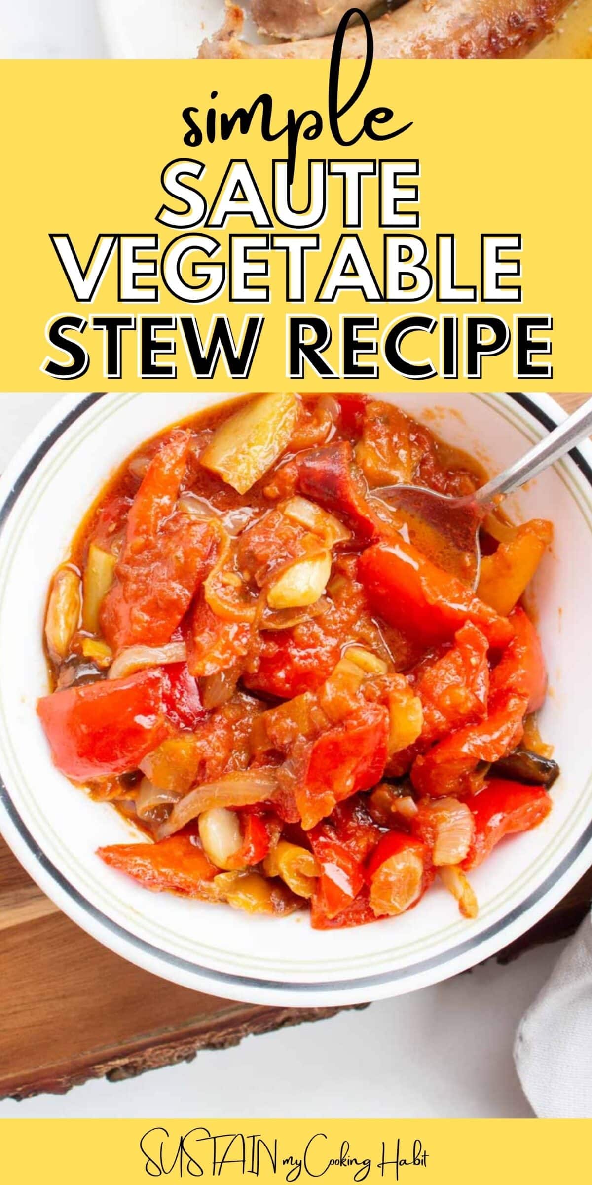 bowl of vegetable stew with text overlay