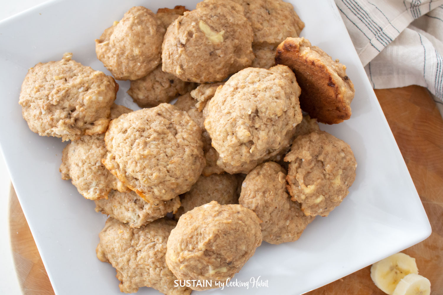Diabetic Banana Cookie Recipe using Stevia Sugar