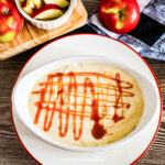 bowl of caramel apple dip