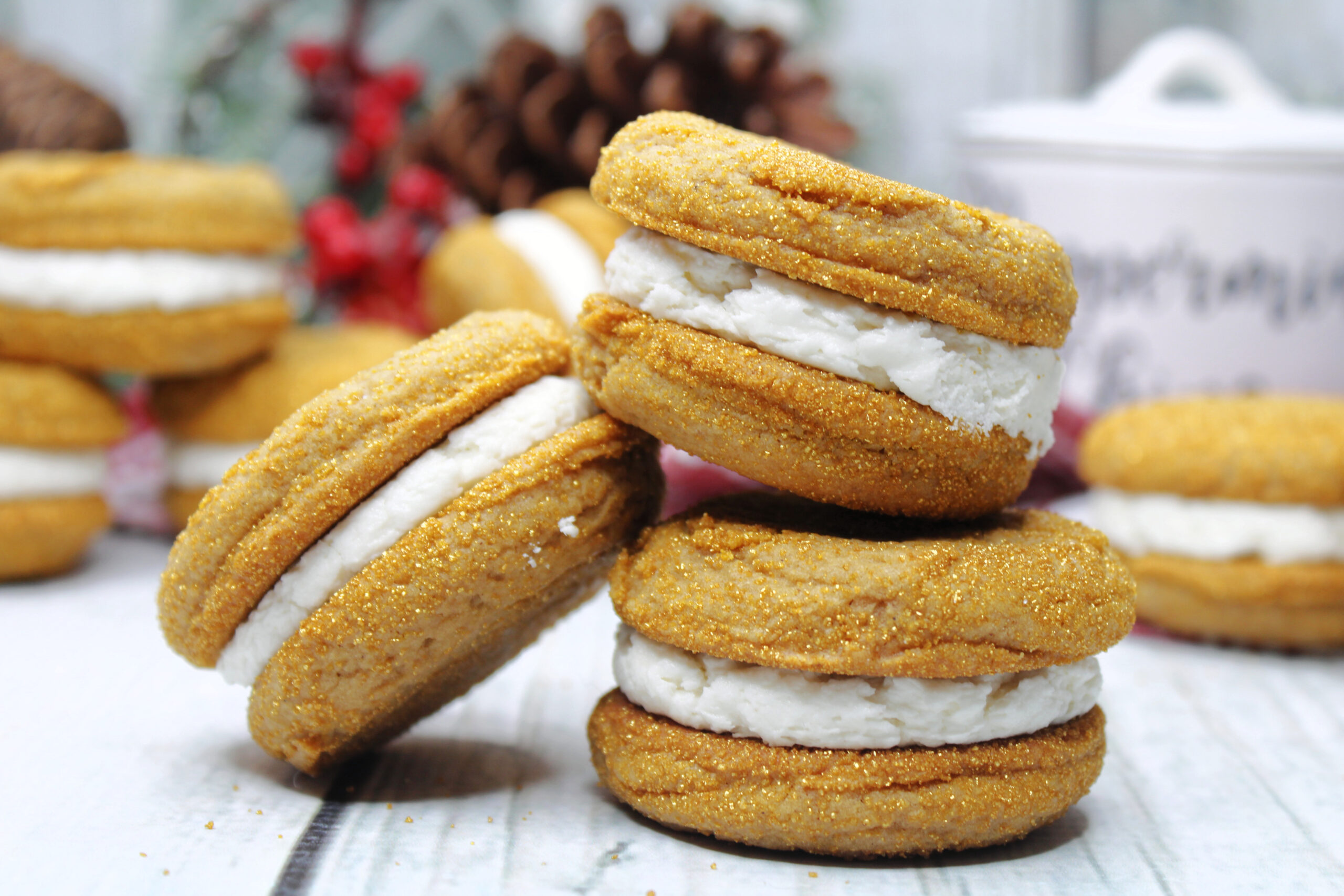 Festive Gingerbread Eggnog Cookies Recipe Sustain My Cooking Habit