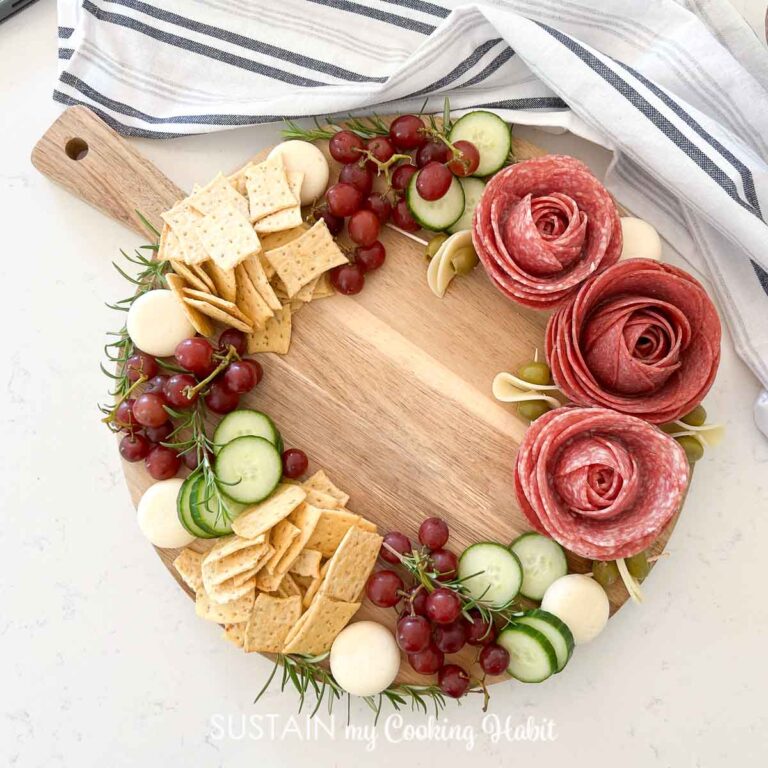 How to Make Salami Roses for Charcuterie Board