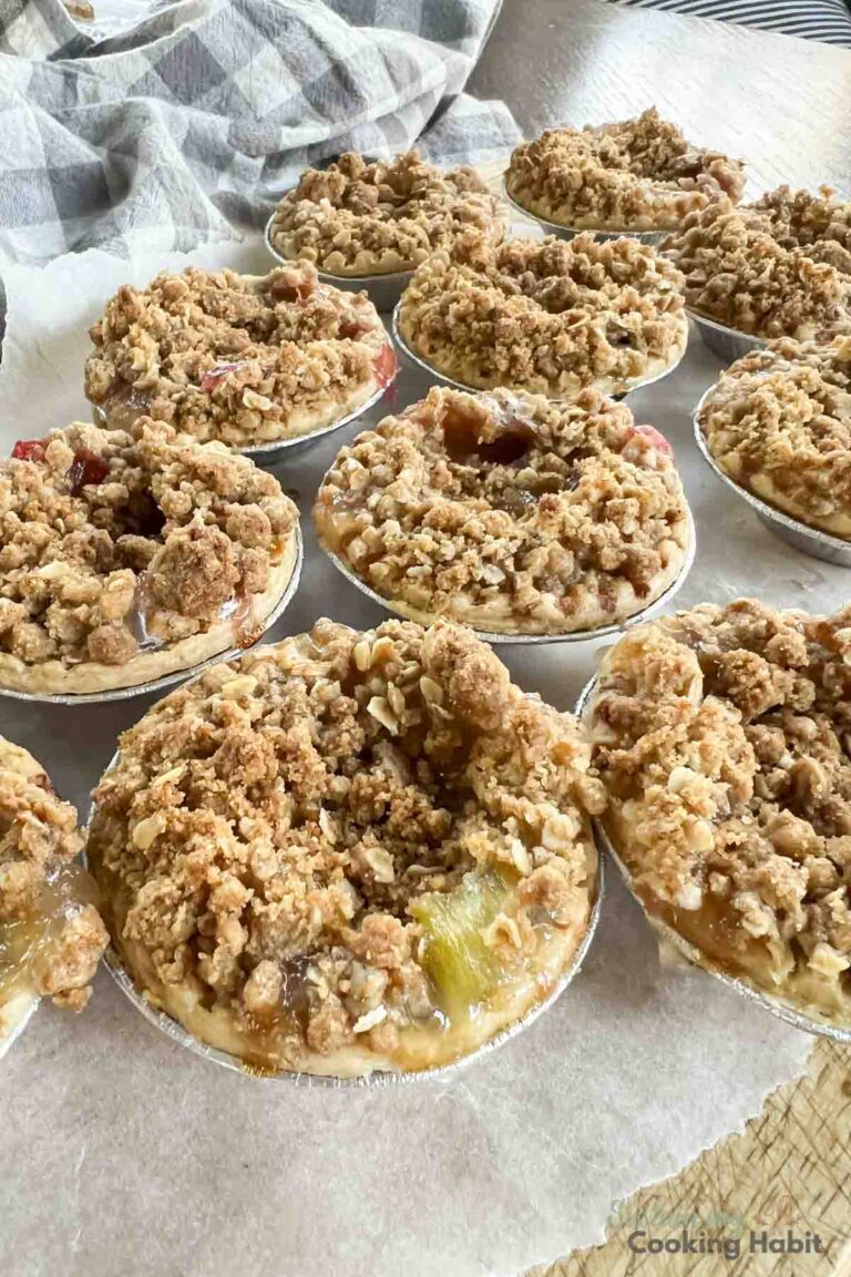 Effortless Rhubarb Tarts Using Mini Pie Shells