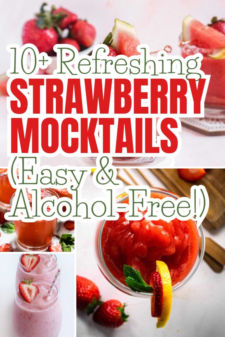 10+ Refreshing Strawberry Mocktails to Make at Home (Easy & Alcohol-Free!)