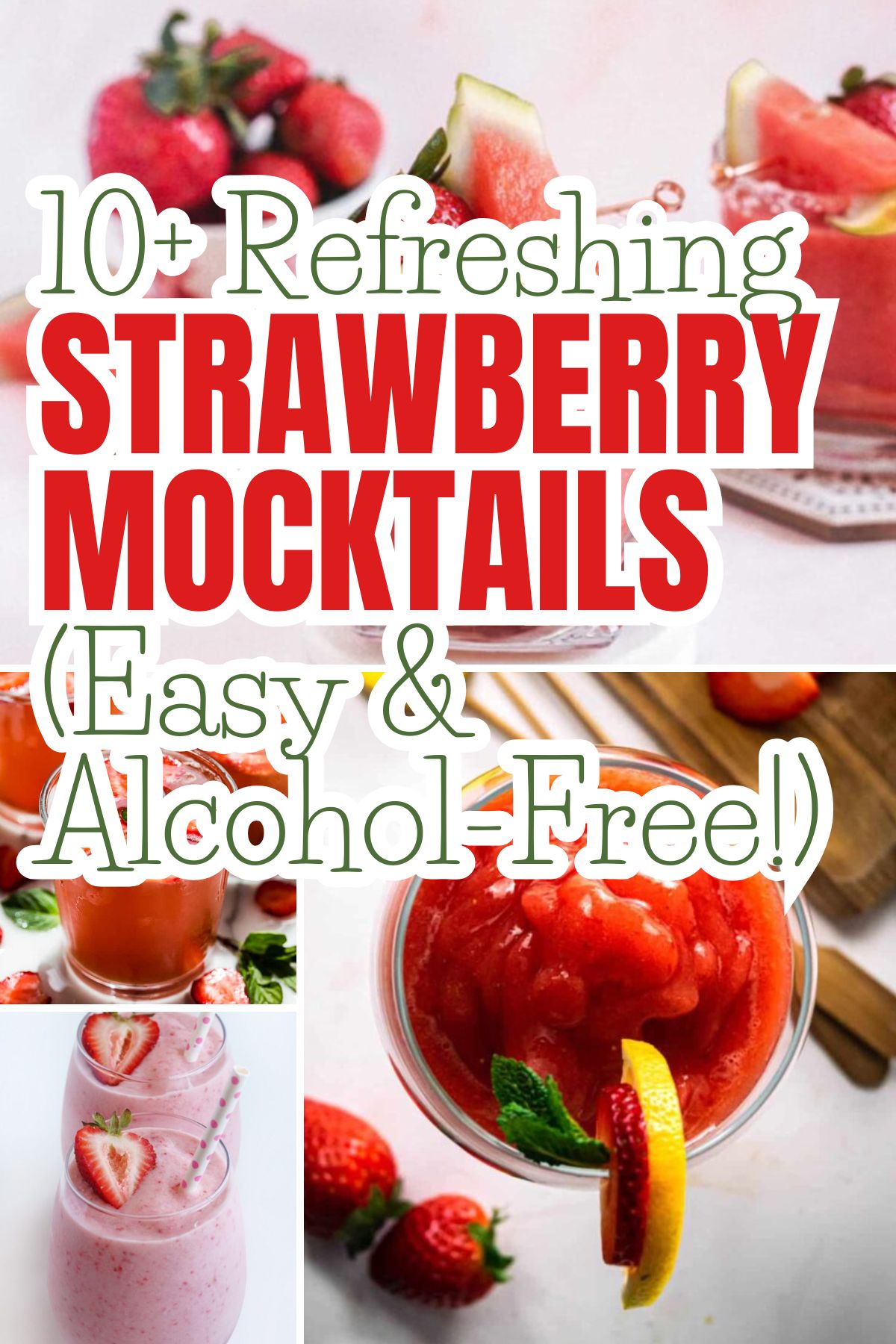 10+ Refreshing Strawberry Mocktails to Make at Home (Easy & Alcohol-Free!)