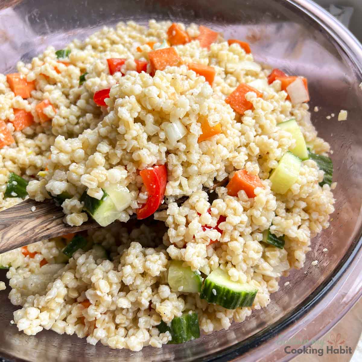Easy Cold Barley Salad for Summer Cookouts